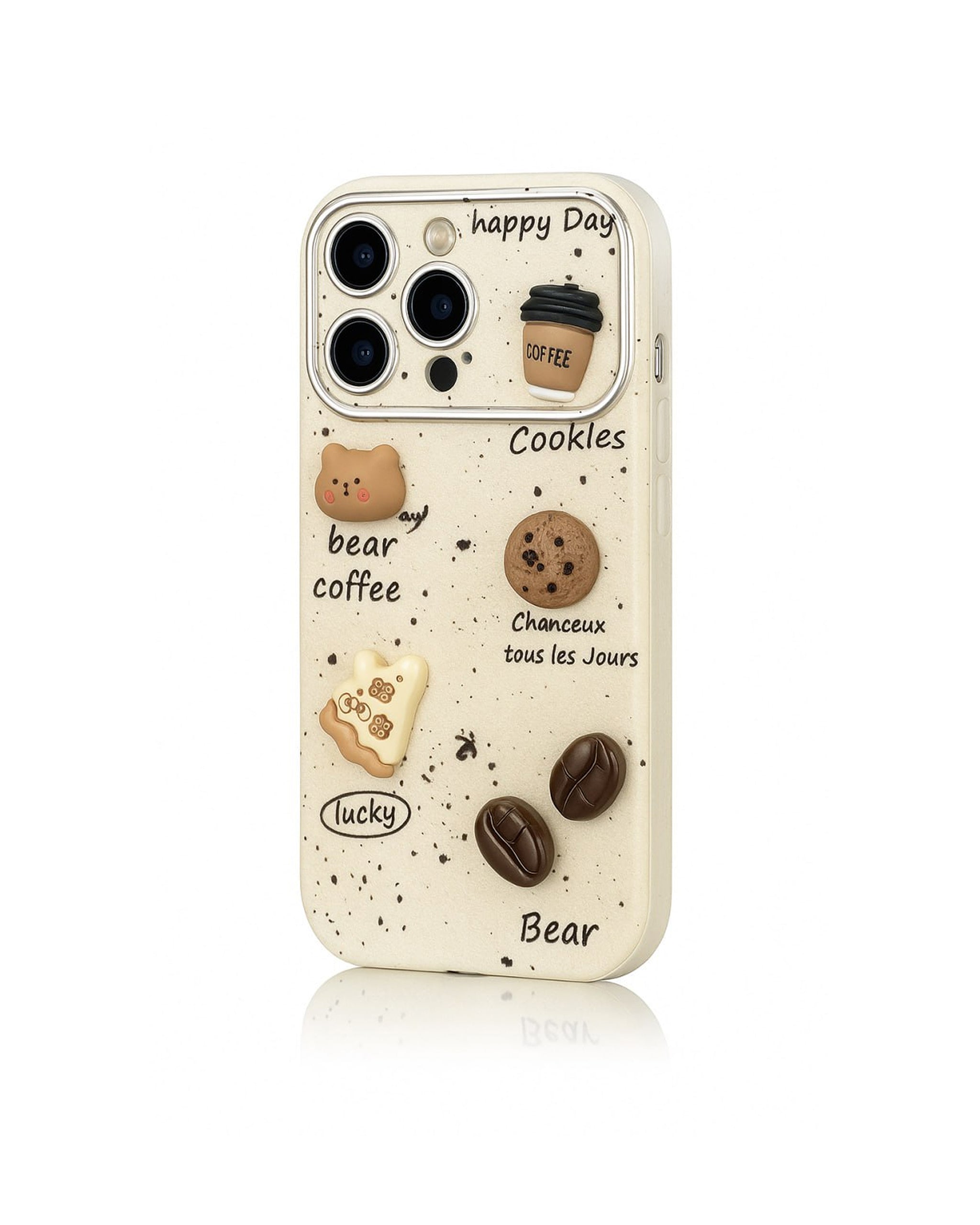 Urocze etui w motyw kawy z misiami i ciasteczkami — Kawaii Latte od Zerone