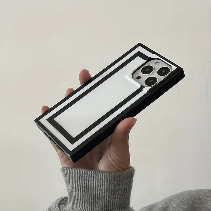 Urban Frame minimalist phone case in lifestyle setting by Zerone